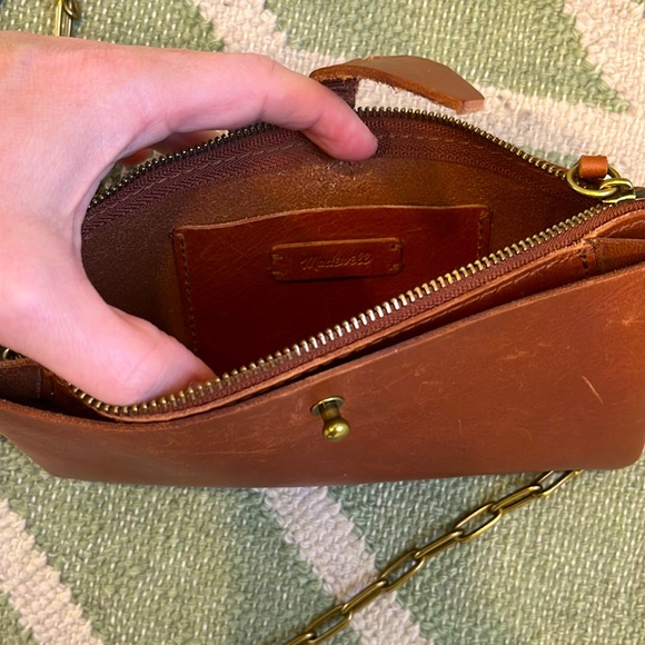 Madewell Brown Leather Clutch - Picture 4 of 4
